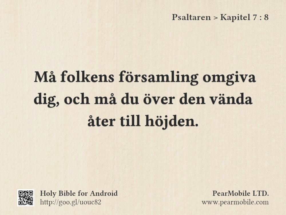 Psaltaren, Kapitel 7:8